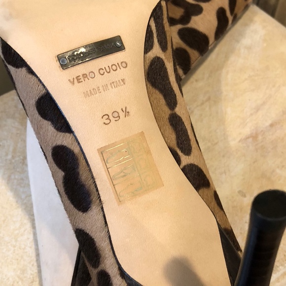 NIB DOLCE & GABBANA LEOPARD PUMP - Picture 4 of 8